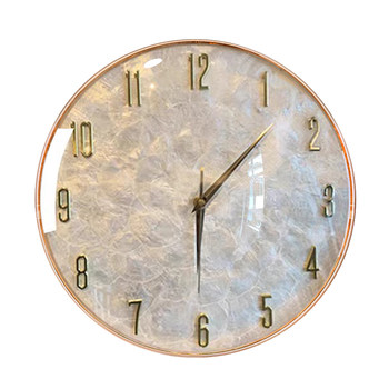 Upgraded movement to be quieter and more punctual! no punching hole required wall clock