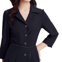 (Same style in the mall) Kelaidier 2024 new autumn style classic age-reducing mid-length windbreaker jacket for women