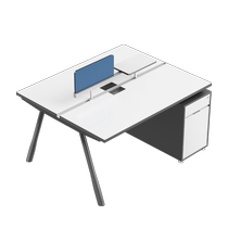 Deli office staff desk and chair combination simple and modern 2 4 6 double screen office furniture