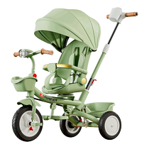 Patineurs permanents tricycle enfant Divin Instrumental Trolley Light Folpliable peut sasseoir et se coucher bébé Bébé à pied