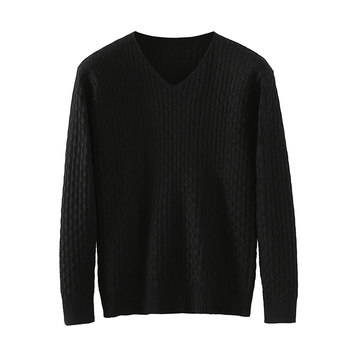 ເສື້ອເຊີດຜູ້ຊາຍລະດູໃບໄມ້ປົ່ງແລະດູໃບໄມ້ລົ່ນຂອງຜູ້ຊາຍບາງໆຄໍ V-neck ສີແຂງ sweater ຜູ້ຊາຍເຫມາະ bottoming sweater ອັງກິດຂະຫນາດໃຫຍ່ແນວໂນ້ມເສື້ອຂະຫນາດນ້ອຍຂະຫນາດນ້ອຍ