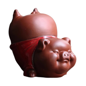 Zen ceramic purple clay stoneware tea pet ornaments