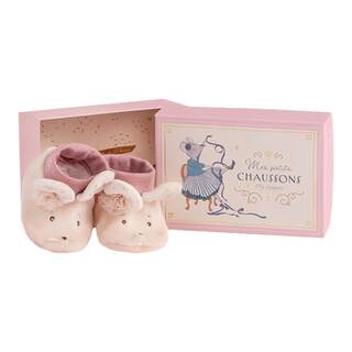 French moulinroty children's doll toddler soft shoes