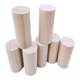 Pine cylindrical round wooden pillar small section model material
