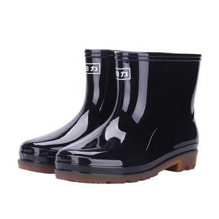 Pull-back rain boots for men, outdoor fishing non-slip overshoes