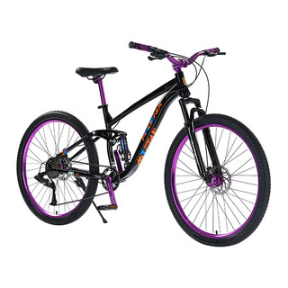 Phoenix high carbon steel double disc brake soft tail mountain slope bike