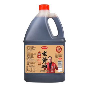 Shuoqiao tianyuan 4 catties large barrel, 0 additives, 365 days pure grain brewing, ancient pharaoh soy sauce, braised cold seasoning