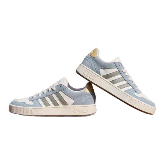 Small sawtooth adidas basketball style sneakers for men and women