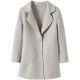 Autumn and winter mid-length double-sided cashmere coat