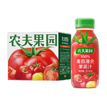 Nongfu Spring Nongfu Orchard 100% Tomato Mixed Fruit and Vegetable Juice 300ml*6 bottles for early adopters