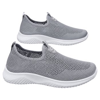 Old beijing cloth shoes mesh slip-on breathable dad shoes