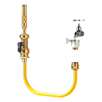 Car wash high-pressure water gun household water pipe hose connection faucet tap water watering flowers pure copper super powerful booster nozzle