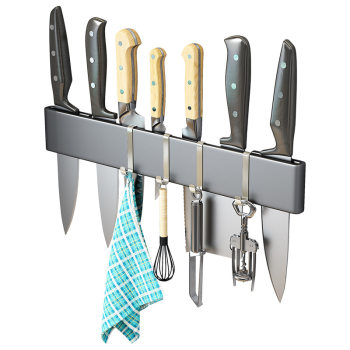 Kitchen stainless steel knife holder