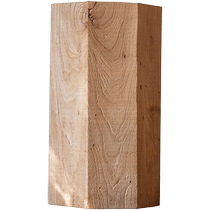 Juhan solid wood geometric pillars natural Nordic decorative ornaments flower stands side tables designer B&B exhibition hall display racks