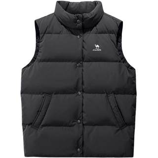 骆驼羽绒马甲85%鸭绒2025冬季保暖羽绒背心保暖百搭棉衣坎肩外套