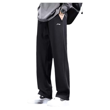 Li ning sweatpants men's spring and autumn new straight-leg pants letters