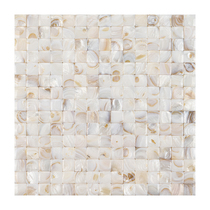 Frontal bread natural shell mosaic tile kitchen entrance living room TV background wall patch decorative wall sticker