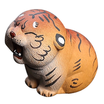 Changhu purple clay tea pet ornaments can be used to raise tea and play with the zodiac and call mother tiger home accessories tea table hand-made gifts