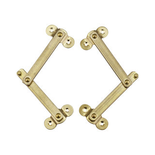 Chinese camphor wood box brass support rod fixed connector