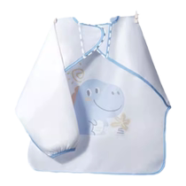 Kechao baby eating bib protective clothing childrens apron waterproof anti-dirty oil baby food supplement kindergarten boys and girls