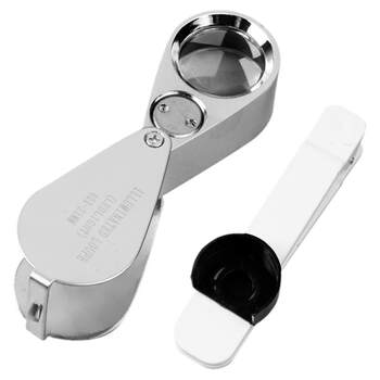 Best 40x foldable magnifying glass with light