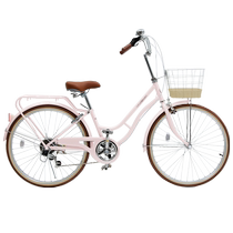 纽斯加自行车复古通勤女款省力成人女款变速车骑行车休闲女士女式