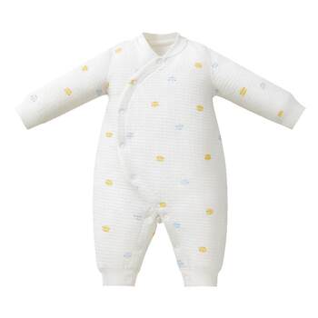 October crystal baby padded jumpsuit