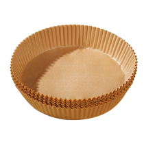 Air fryer special paper plate household thickened barbecue box baking oil-absorbing paper pad paper silicone oil paper tinfoil bowl 2386
