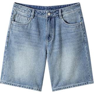 25 summer new product gxg men's two-color optional classic washing denim shorts men's commuting versatile jeans