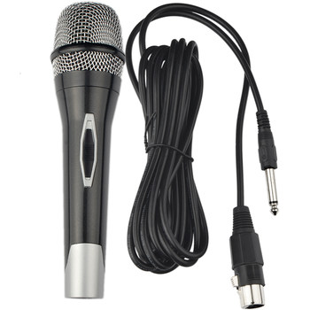 With cable 5 meters singing wired microphone amplifier audio dvd computer sound card k song karaoke home ktv microphone