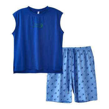 Xinshi family combed cotton men's loungewear suit