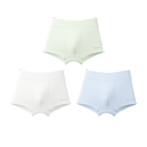 Jiaoxia girls antibacterial cotton underwear CT09524 breathable category A non-clamping pp baby childrens 3-pack boxer briefs