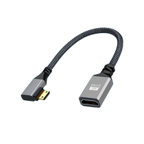 (Official) Applicable to Canon Single Anti-Camera Screen Connect Screen Laptop Laptop Transfer Line Mini HDMI High Definition Video Wire Conversion Connector 2913