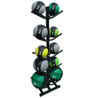 Gym medicine ball multi-layer household horn storage rack