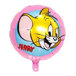 Tom and jerry balloon birthday party poster cloth decoration