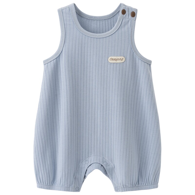 Quirky Bear baby vest one-piece hoodie modal
