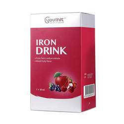Youthit Yousiyi Iron Drink Elemental Oral Liquid Iron Vitality Pack ບຳລຸງເລືອດ ແລະ ບຳລຸງຜິວໜ້າ ລົດຊາດດີ ແລະ ບໍ່ມີກິ່ນເໝັນ.