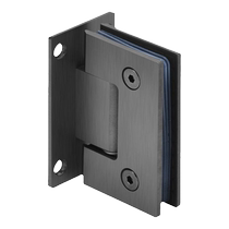 Gun gray bathroom clip shower room glass door hinge glass fixed clip 90 degree angle code 180 degree folding hinge
