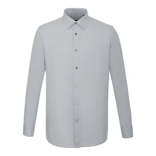 [羊毛]SATCHI沙驰男装男士磨毛长袖衬衫冬季新款商务高端保暖衬衣