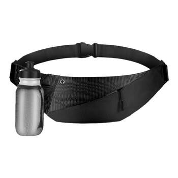 Sports waist bag for men and women, multi-functional running mobile phone bag, waterproof fitness thin multi-pocket marathon water bottle belt