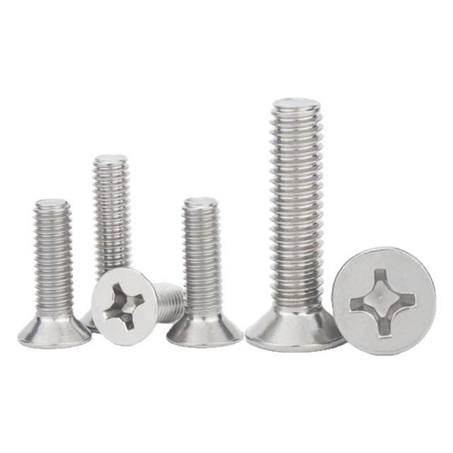 Yourui Guangzhou 316L stainless steel countersunk cross screw