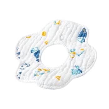 Betas saliva napkin baby spring and summer baby bib pure cotton gauze bib newborn waterproof waterproof anti-vomiting rice bag