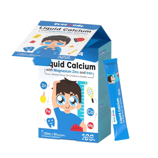 FreeCode钙镁锌儿童液体钙镁锌宝宝婴儿幼儿补钙补铁官方旗舰店