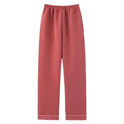 Antarctic Pajama Pants ຂອງແມ່ຍິງດູໃບໄມ້ລົ່ນແລະລະດູຫນາວ Pants Thickened Pants Air Cotton Sandwich Moms ອາຍຸກາງຄົນອົບອຸ່ນຂະຫນາດໃຫຍ່ຂະຫນາດກາງເກງບ້ານ