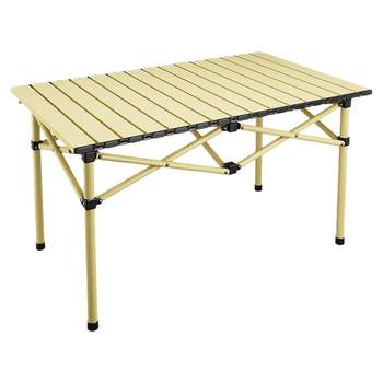 Outdoor table camping equipment egg roll table portable picnic lightweight foldable stall self-driving table and chair set