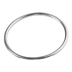 LIHAO versatile plain ring titanium steel non-fading bracelet for women INS trendy retro niche design simple student bracelet for men