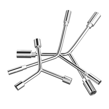 Extended three-pointed sleeve wrench