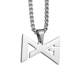 Basketball superstar PG Paul George Logo necklace men's and women's titanium steel pendant trendy men's personalized accessories