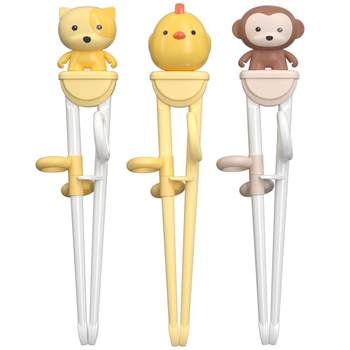 Young children's learning chopsticks are made of tritan material - to prevent misalignment