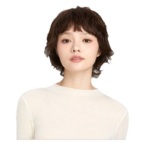 Rebecca Wig Female Full Real Hair Japanese Short Curly Hair Full Head Cover Fashion Layered Curly Natural Fluffy Full Wig